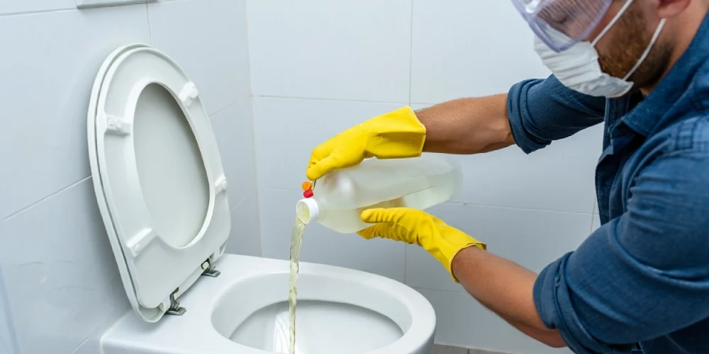 Astuce efficace : Utiliser l’acide chlorhydrique pour des toilettes impeccables