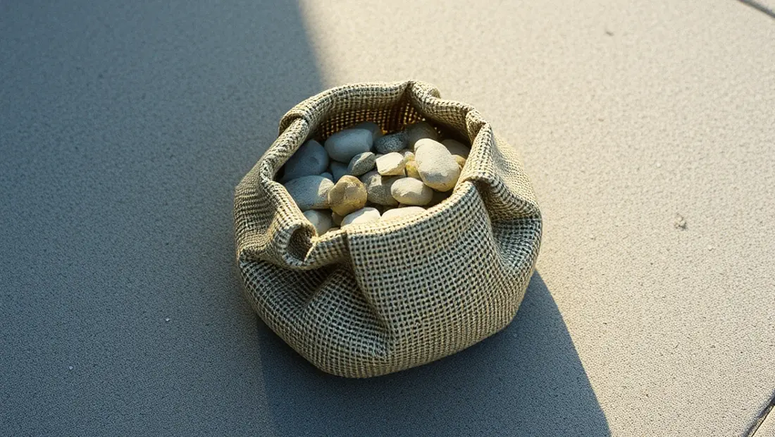Sac de laine de roche