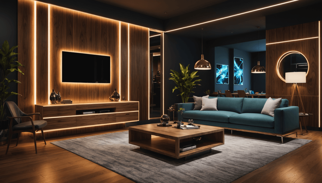 Néon clignotant : innovations et tendances du placage bois en 2025