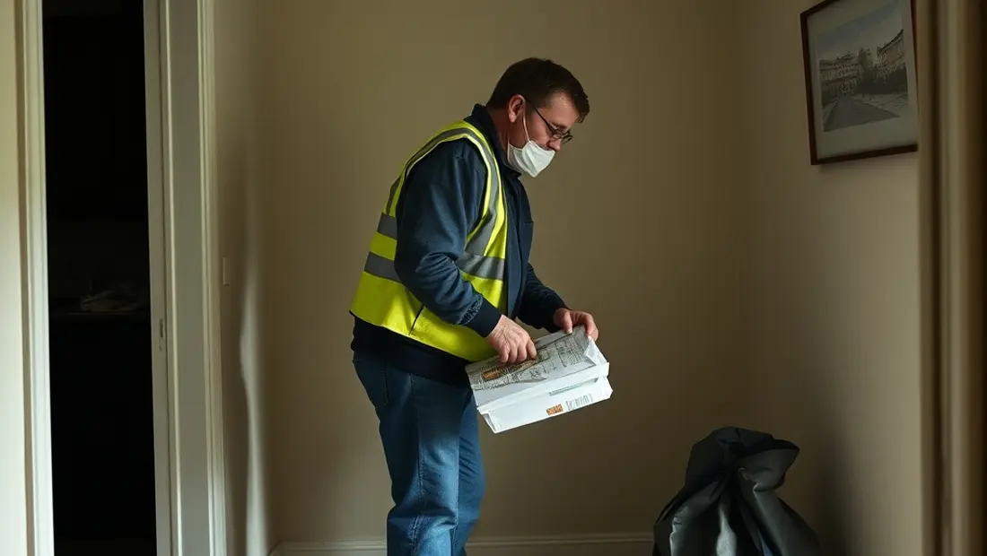 Désamiateur en train de travailler