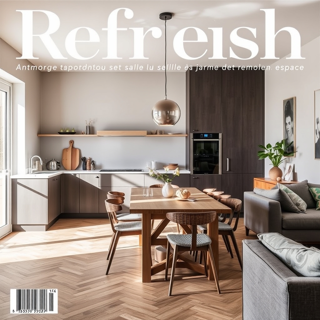 Refresh: Aménager Harmonieusement Cuisine, Salle à Manger et Salon