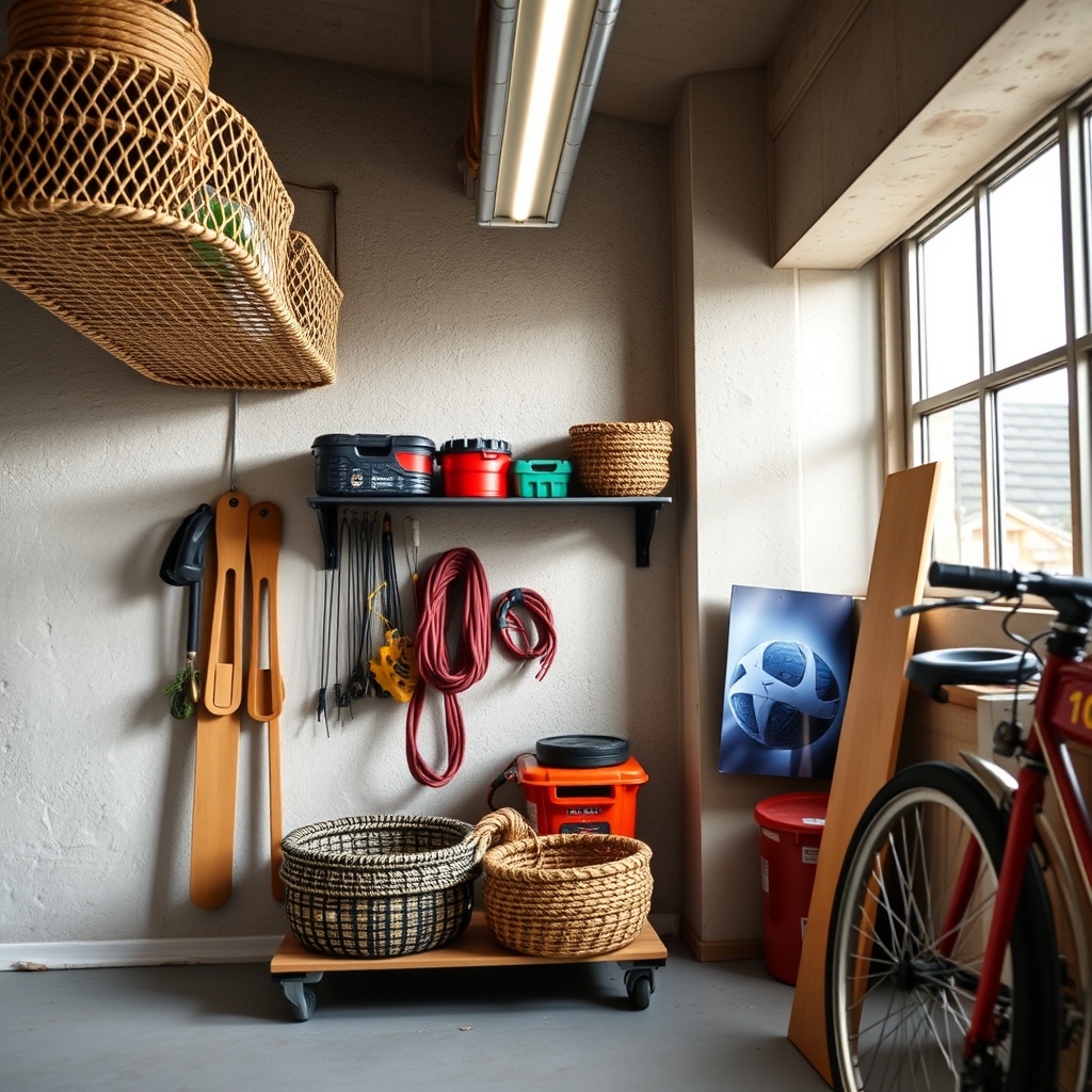 Utilisation de crochets et de panneaux · Comment faire un rangement garage
